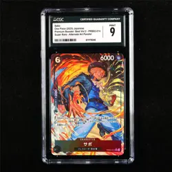 CGC 9 MINT 2025 One Piece JPN Sabo PRB02-014 SR (Alt Art) - Image 1