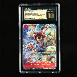 CGC 10 PRISTINE 2025 One Piece JPN Edward Newgate ST15-002 SR (Alt Art) - Image 2