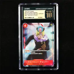 CGC 10 PRISTINE 2025 One Piece JPN Tony Tony Chopper OP10-011 R (Alt Art) - Image 1