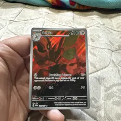 Pokemon TCG Scizor 205/197 Sv03: Obsidian Flames Holo Card Near Mint Condition - Image 3