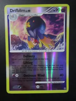 DRIFBLIM REVERSE HOLO POKEMON CARD 16/100 STORMFRONT NEVER PLAYED NM- - Image 1