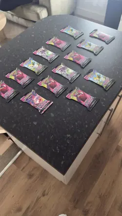Pokemon TCG Fusion Strike Sleeved Booster Pack - 14 Packs Sealed - Image 1