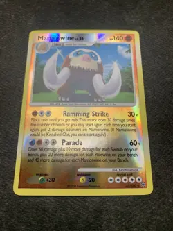 Pokemon TCG Mamoswine 21/100 Stormfront Rare Reverse Holo NM Pack Fresh Card - Image 1