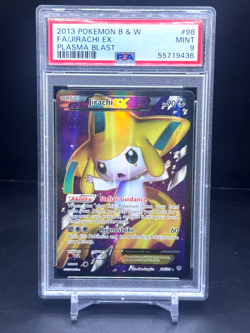 Pokemon PSA 9 - Jirachi EX - Full Art 98/101 - Black & White Plasma Blast - Image 1