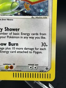 2003 Flygon - Holo - 4/97 EX Dragon - Pokemon TCG Vintage - Image 5