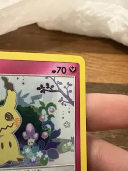 Pokemon TCG Mimikyu SM163 Cosmic Holo Black Star Promo Sun & Moon Fairy NM - Image 4