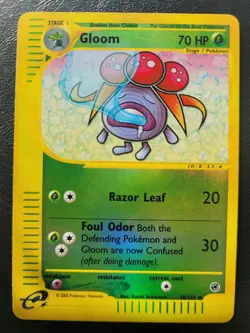 Pokemon Gloom 78/165 Expedition Reverse Holo - Image 1