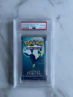 PSA 10 2005 POKEMON USA, INC. EX UNSEEN FORCES FOIL PACK - UMBREON POP 1 OF 5 - Image 1