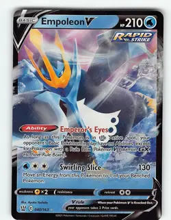 EMPOLEON V 040/163 HOLO RARE V BATTLE STYLES POKEMON NM - Image 2