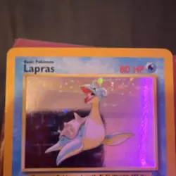 Pokemon Lapras Fossil Holo Rare Unlimited 10/62 80 HP Wizards of the Coast - Image 3