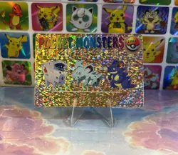 Pokemon Holo Nidoqueen Evolution Vintage Pocket Monsters Prism Sticker 1998 - Image 3