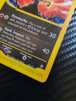 2002 Pokemon Aquapolis Houndoom 15/147 Rare Non-Holo WOTC E-Series LP/EX - Image 3