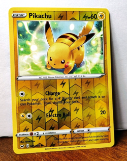 POKEMON PIKACHU 065/202 REVERSE HOLO SWORD & SHIELD NM NEAR MINT - Image 1