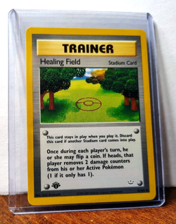 POKEMON HEALING FIELD 61/64 1ST EDITION TRAINER NEO REVELATION NM NEAR MINT - Image 5