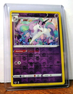 POKEMON GALARIAN RAPIDASH 082/202 REVERSE HOLO RARE SWORD & SHIELD NM NEAR MINT - Image 5