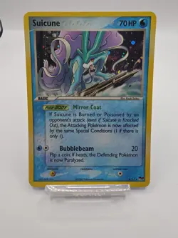 2006 Pokemon Pop Series 2 Promo Suicune Holo Rare 4/17 MP/LP - Image 1
