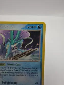 2006 Pokemon Pop Series 2 Promo Suicune Holo Rare 4/17 MP/LP - Image 3