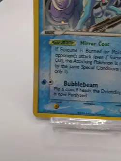 2006 Pokemon Pop Series 2 Promo Suicune Holo Rare 4/17 MP/LP - Image 4