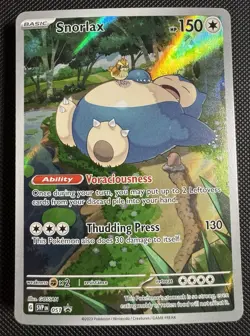 Pokemon TCG Snorlax 051 Black Star Promo Scarlet Violet 151 - Image 1