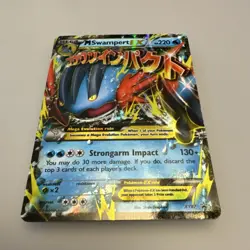 Pokemon M Swampert EX XY87 XY Promo Holo Mega Evolution Strongarm Impact HP220 - Image 2