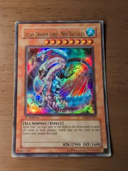 Ocean Dragon Lord - Neo-Daedalus SD4-EN001 Ultra 1st Edition Yugioh - Image 1