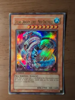 Ocean Dragon Lord - Neo-Daedalus SD4-EN001 Ultra 1st Edition Yugioh - Image 2
