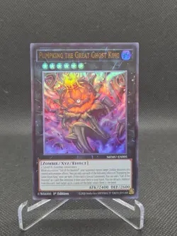 Yu-Gi-Oh Pumpking the Great Ghost King Holo 1st Ed Maze MZMU-EN005 - Image 1