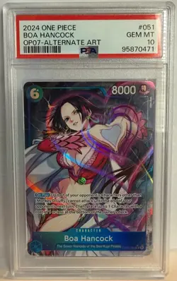BOA HANCOCK ALT ART OP07-051 - One Piece 500 Years into the Future PSA 10 - Image 1