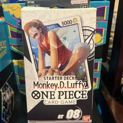 One Piece Starter Deck 8: Monkey D Luffy ST-08 English Version - Open Box - Image 1