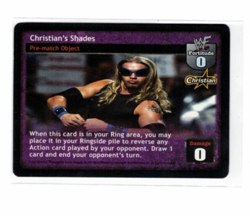 WWE Raw Deal Card: Christian's Shades - Image 1