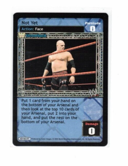 WWE Raw Deal Card: Not Yet-Throwback- Kane - Image 1