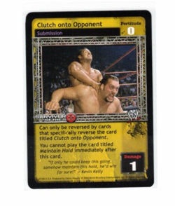 WWE Raw Deal Card: Clutch Onto Opponent SS2- The Rock & The Big Show - Image 1