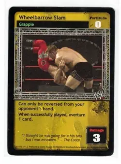 WWE Raw Deal Card: Wheelbarrow Slam - Image 1