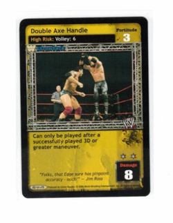 WWE Raw Deal Card: Double Axe Handle--Throwback - Image 1