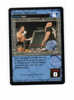 WWE Raw Deal Card: Perplex Opponent-Stone Cold Steve Austin - Image 1