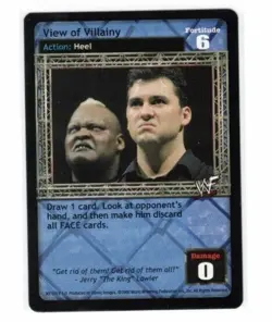 WWE Raw Deal Card: View of Villainy--Shane McMahon - Image 1