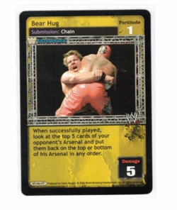 WWE Raw Deal Card: Bear Hug- Throwback - Image 1