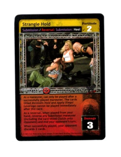 WWE Raw Deal Card: Strangle Hold SS2-Trish Stratus - Image 1