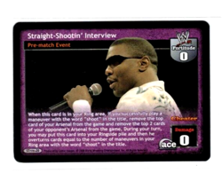 WWE Raw Deal Card: Straight-Shootin' Interview - Image 1