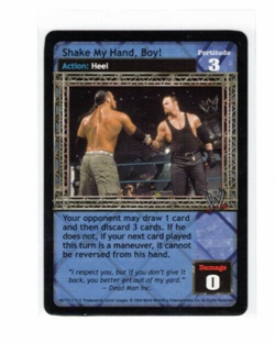 WWE Raw Deal Card: Shake My Hand, Boy!-The Undertaker - Image 1
