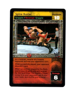 WWE Raw Deal Card: Spine Buster SS2-The Rock - Image 1