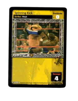 WWE Raw Deal Card: Spinning Kick SS3 - Image 1