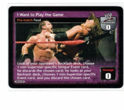 WWE Raw Deal Card: I Want To Play The Game - Image 1