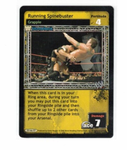 WWE Raw Deal Card: Running Spinebuster-Throwback - Image 1