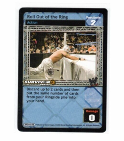 WWE Raw Deal Card: Roll Out Of The Ring SS3- Rey Mysterio - Image 1