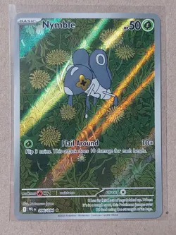 Nymble 96/94 Phantasmal Flames Pokemon Card NM Pack Fresh - Image 1