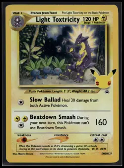 Light Toxtricity Promo SWSH: Sword & Shield Promo Cards SWSH137 NM - Image 1