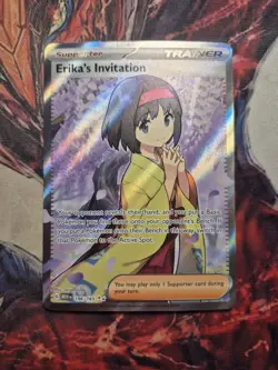 Erika's Invitation - 196/165 - Ultra Rare Full Art - S&V 151 - Pokemon Card NM - Image 1