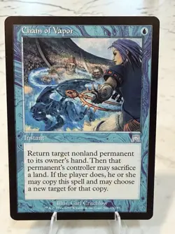 MTG Chain of Vapor Regular Uncommon Card Onslaught Magic The Gathering NM - Image 1