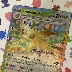 Pokemon TCG Leafeon EX Prismatic Evolutions Card 006/131 - Image 3